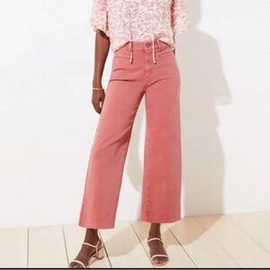 LOFT Coral Cropped Jean Pants women 32 wide
Leg casual office retro Y2K festival